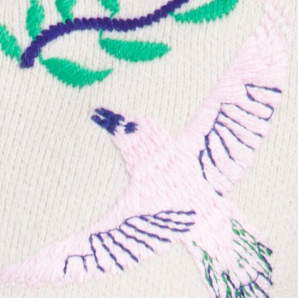 CYNTHIA ROWLEY Bird Palm Cardigan - Picture 4 of 6